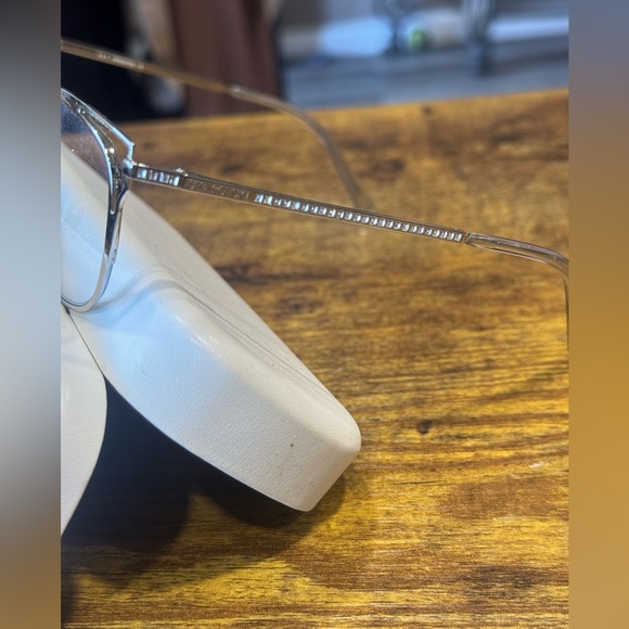 Swarovski Silver Cat-Eye Women's Glasses - Picture 3 of 5